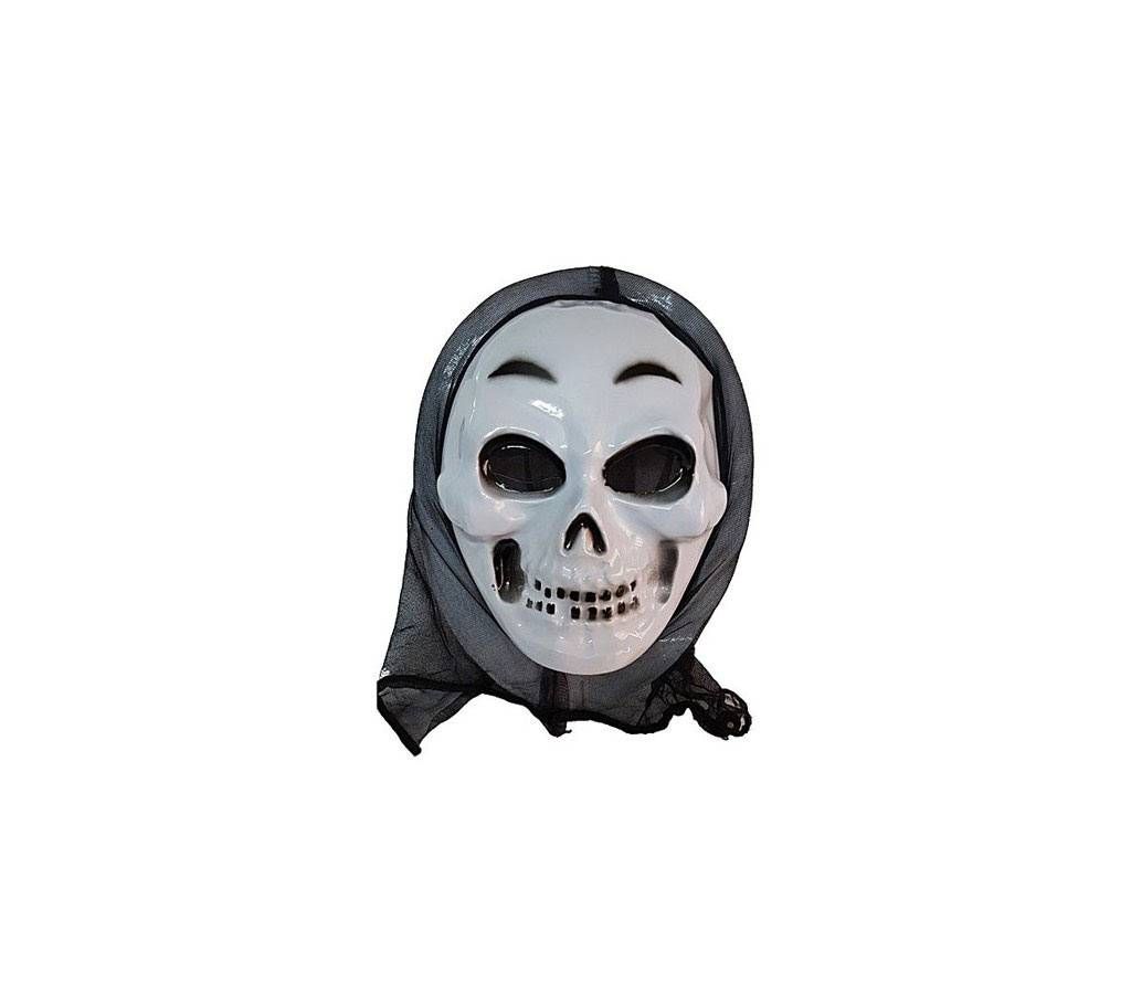 Scary skeletal mask - white