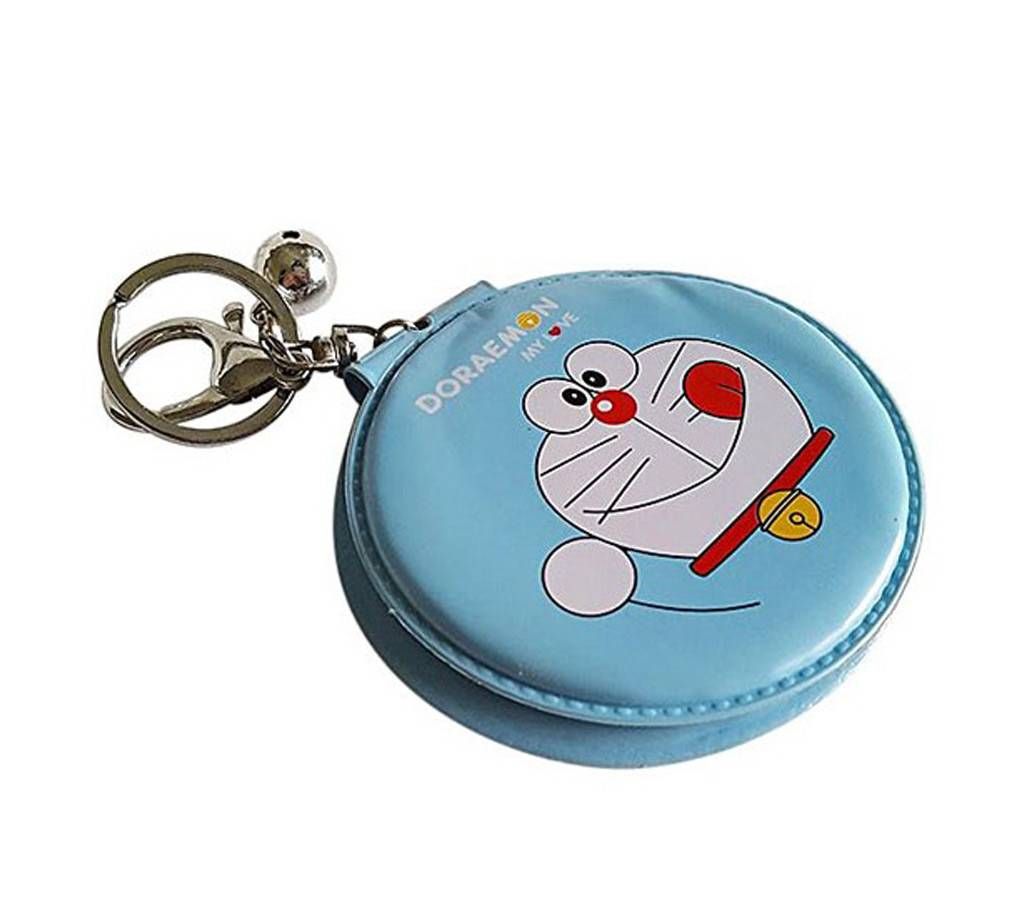 Doraemon Hand & Pocket Mirror For Ladies - Blue