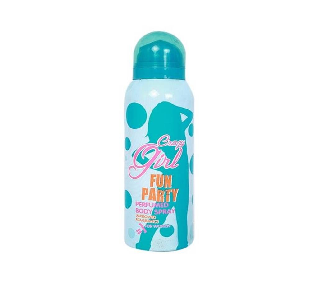 Crazy Girl Fun Party Body Spray for Women - 125ml