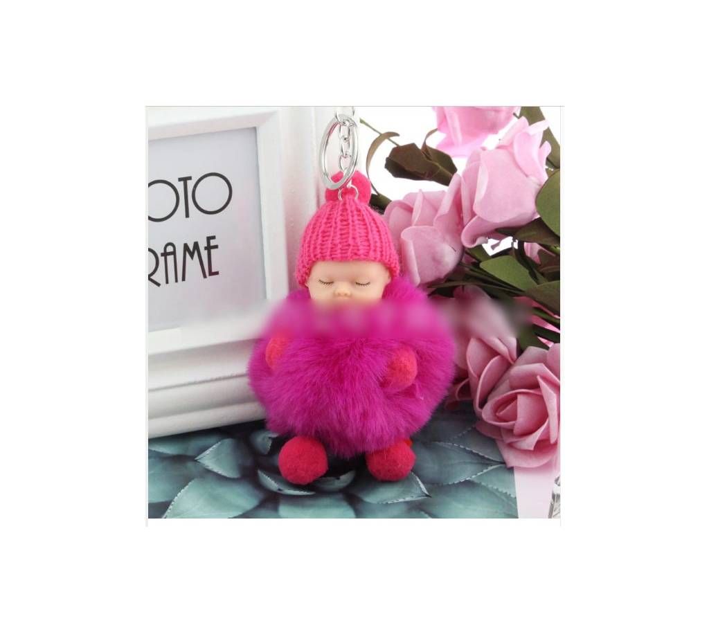 Sleeping Baby Doll Key chain