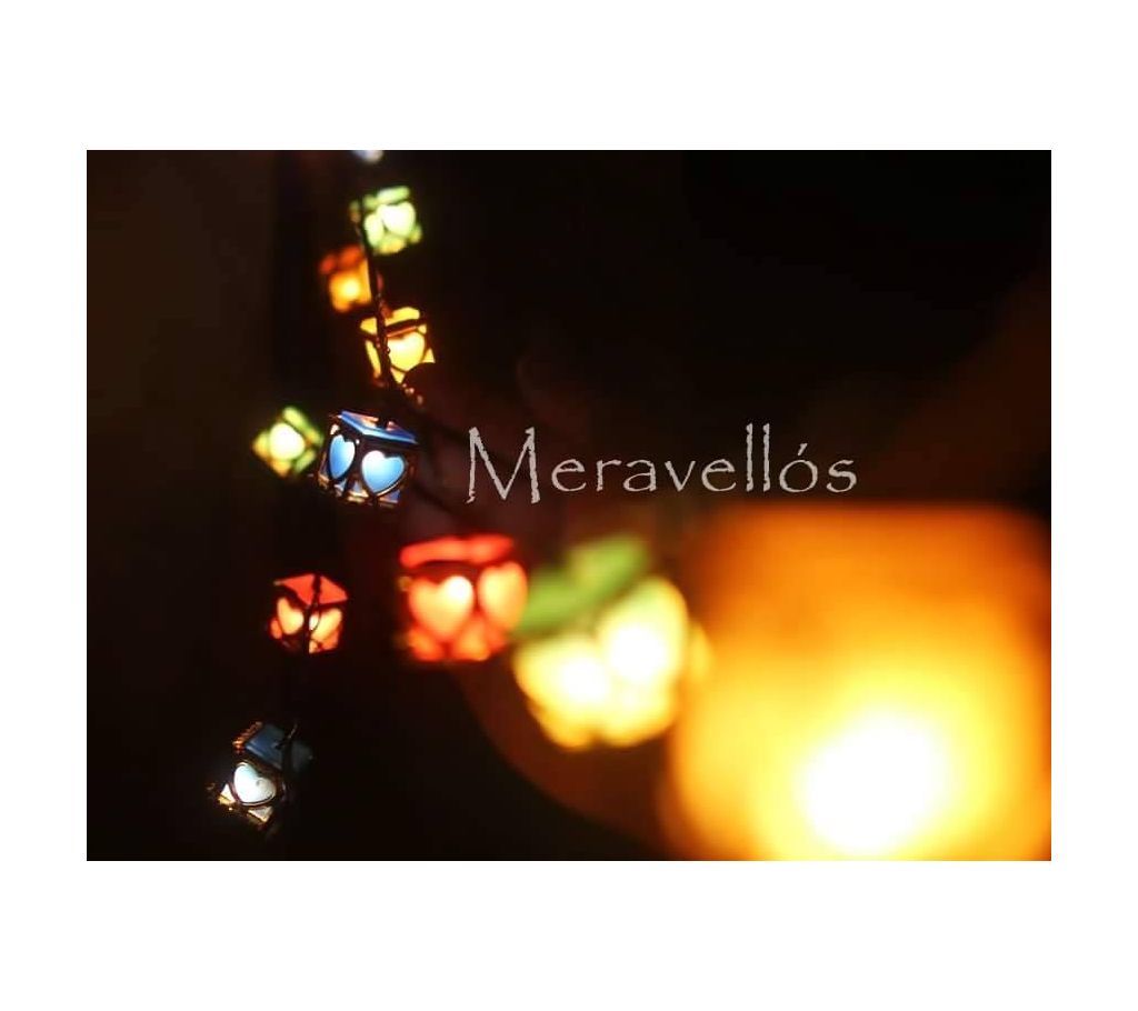 Love shape in square Room Decoration light