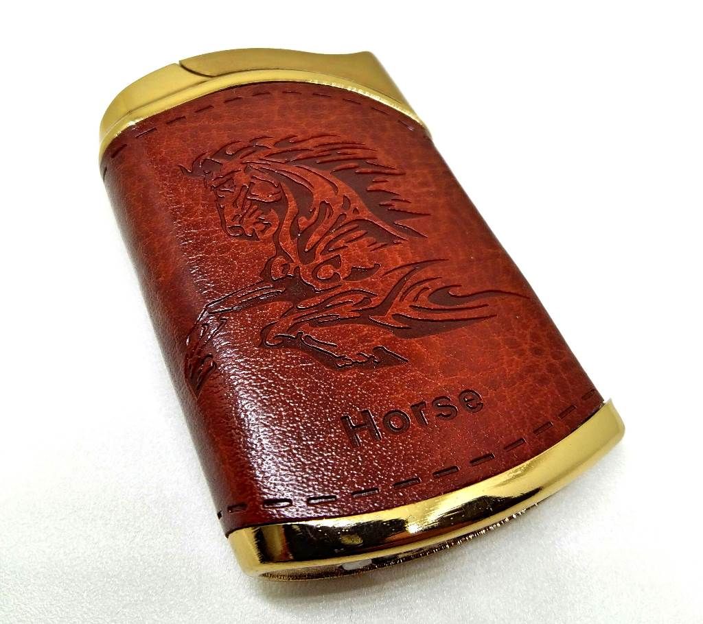 Horse Leather Gas Lighter