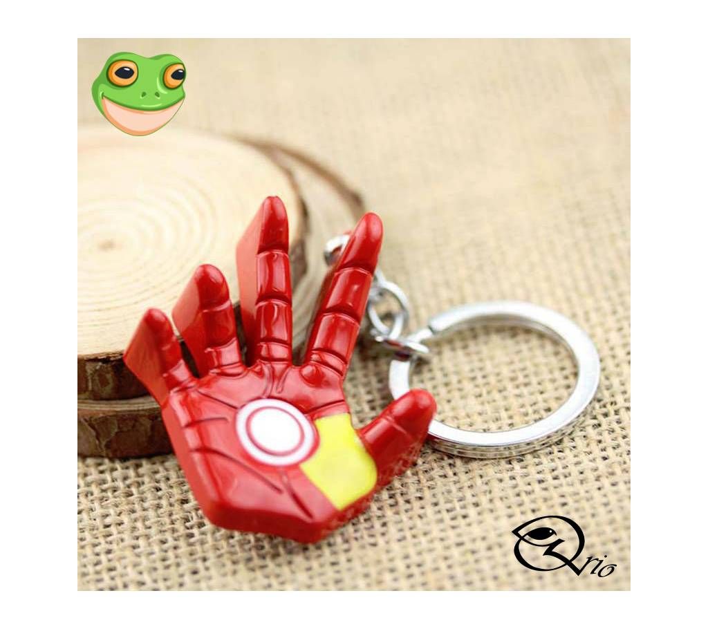 Hand of Iron Man Metal Keychain