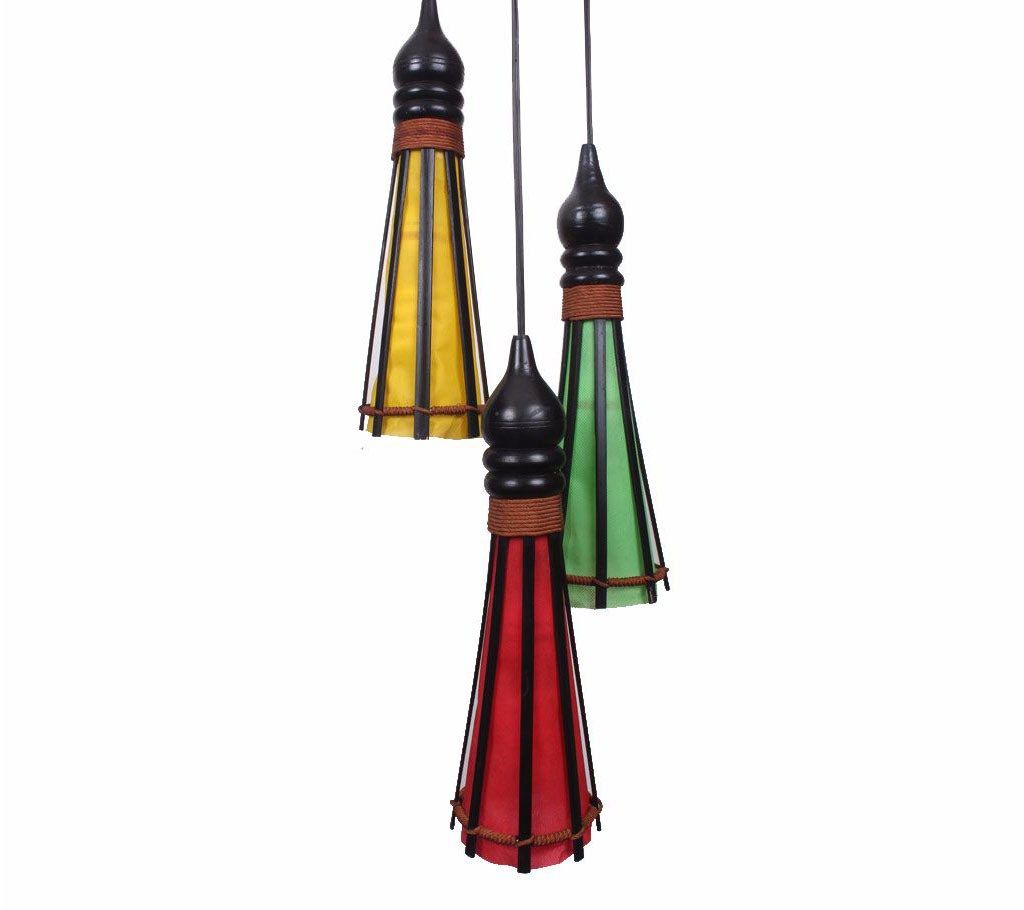 Multi Color Miner Chandelier