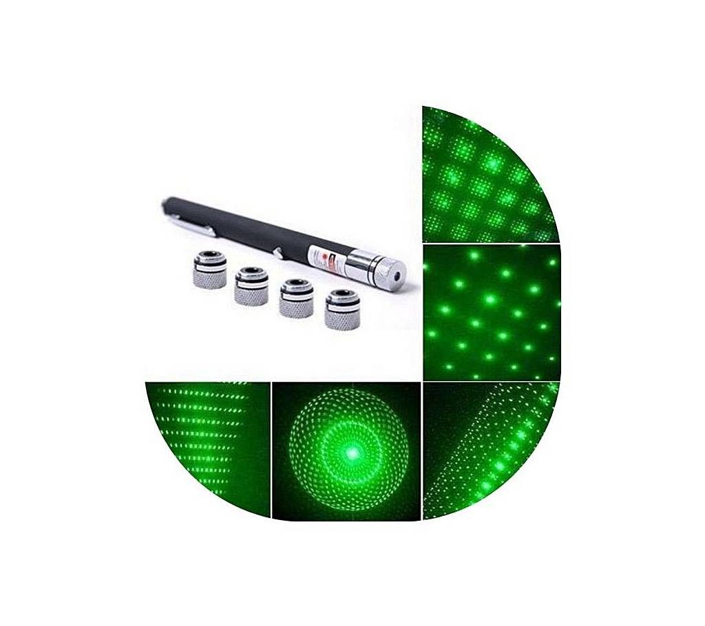 5 in 1 Laser Pointer - Black