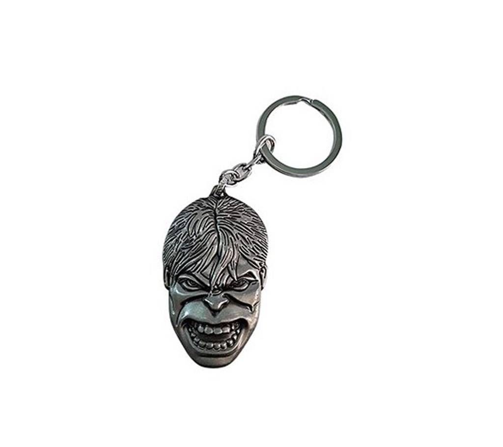 Hulk Metal Keyring - Silver