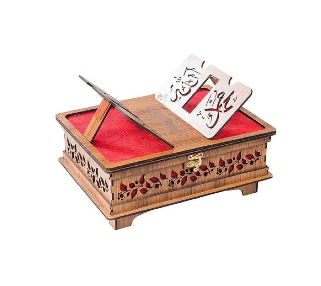 Wooden Quran Rehal Box 9 Inch RaMMl02-C24