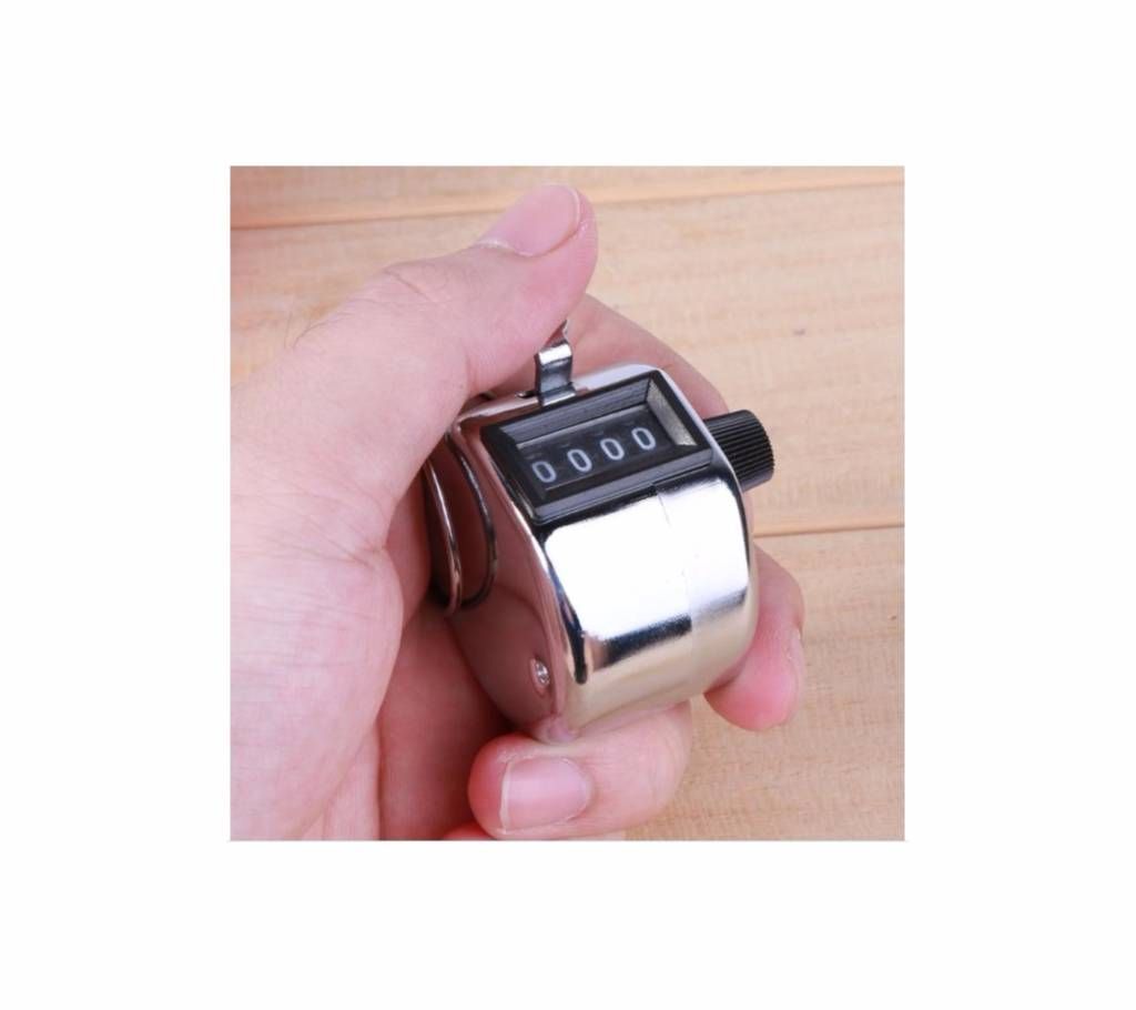 Mini Mechanical 4 Digit Number Hand Held Tally Counter