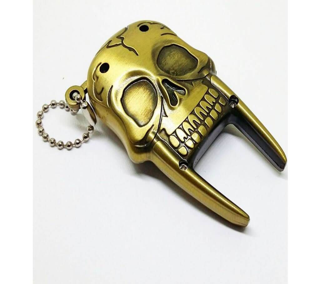 Brass Skeleton Metal Gas Lighter