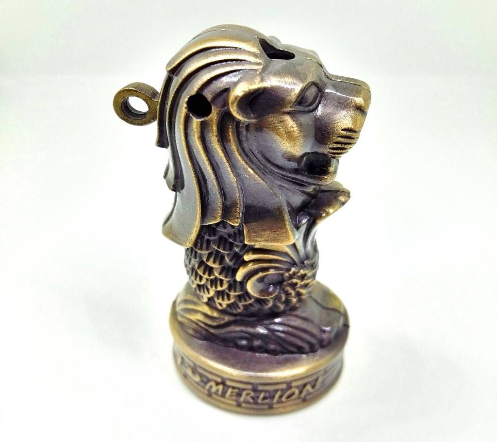 Lion Face Metal Gas Lighter