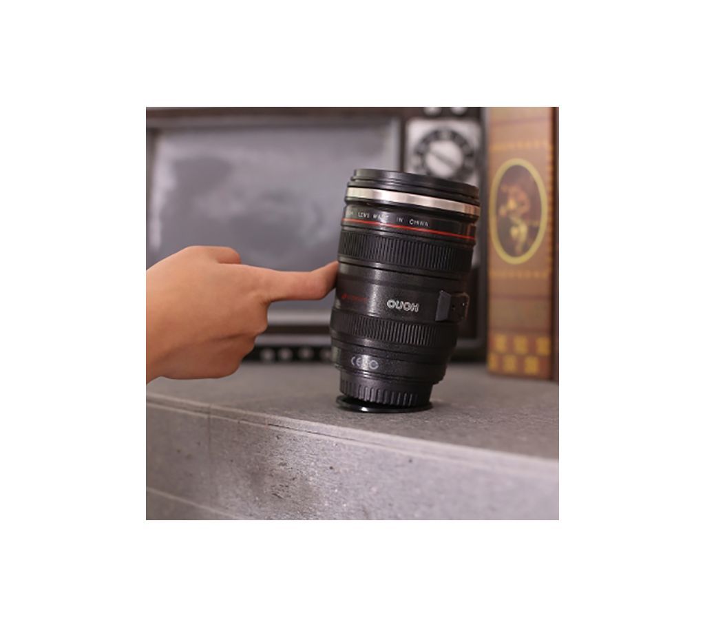 Camera lens coffee mugs