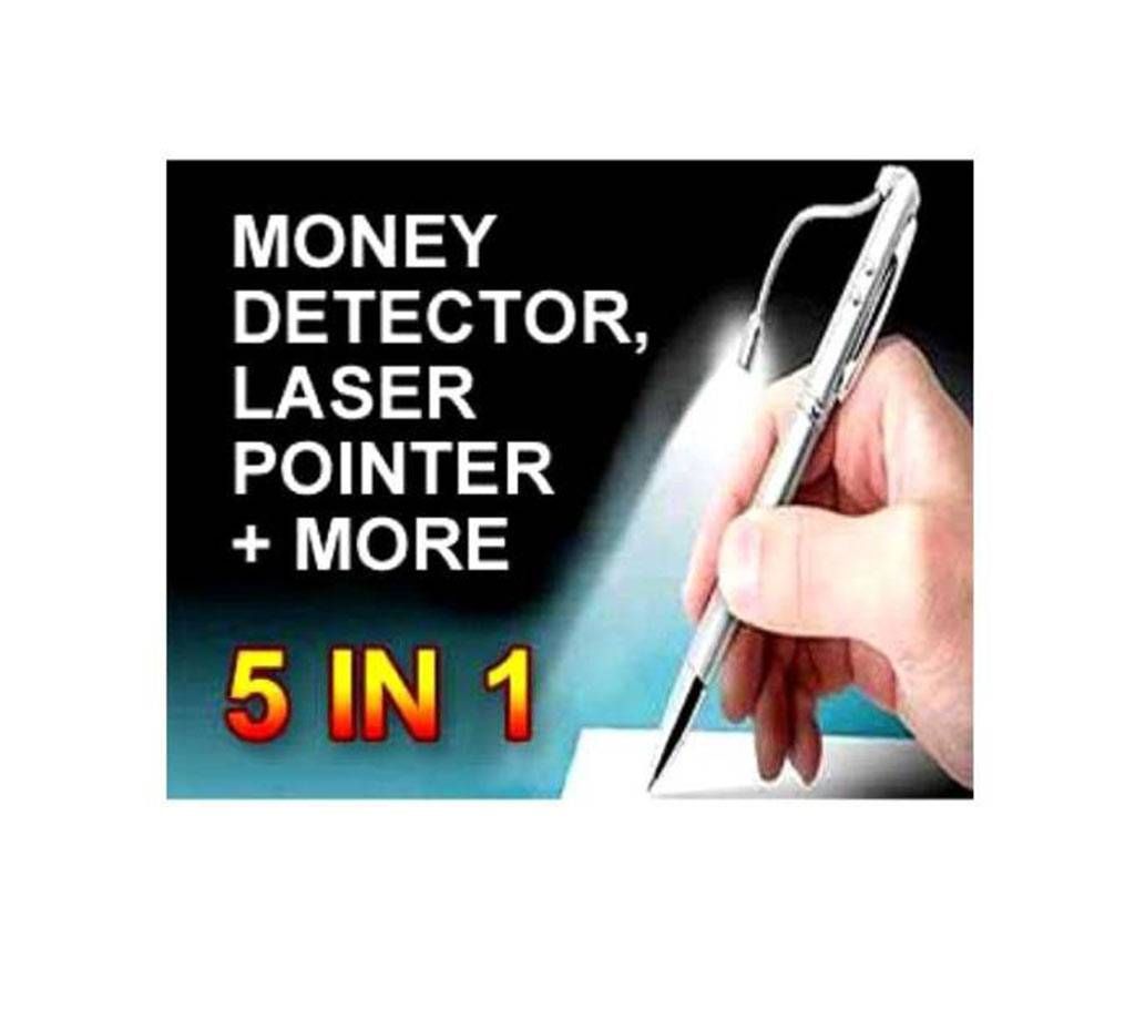 5-in-1 Multifunctional Pen With Metal Box