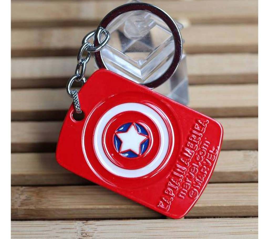 CAPTAIN AMERICA TAG KEYRING