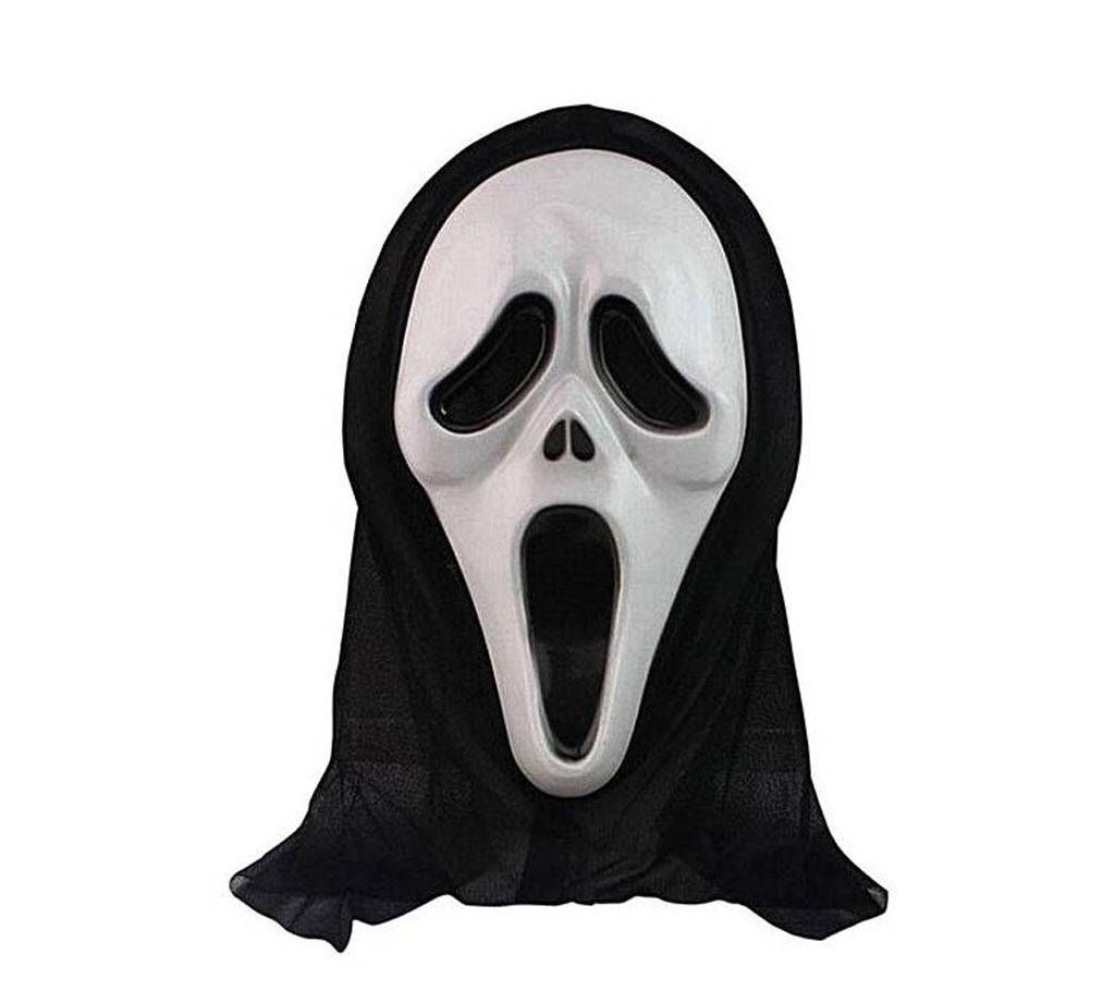 Ghost Hacker Mask - Black and White