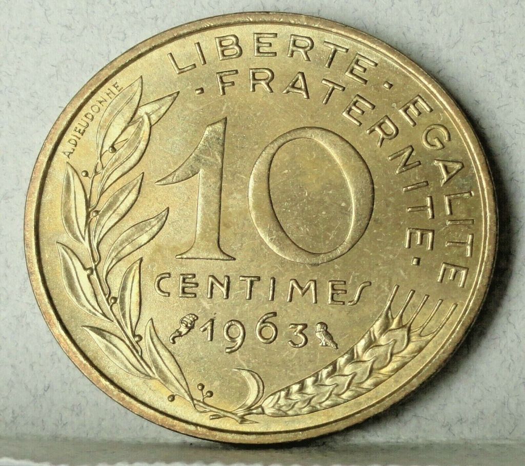 10 CENTIMES  COPPER-ALUMINIUM COIN