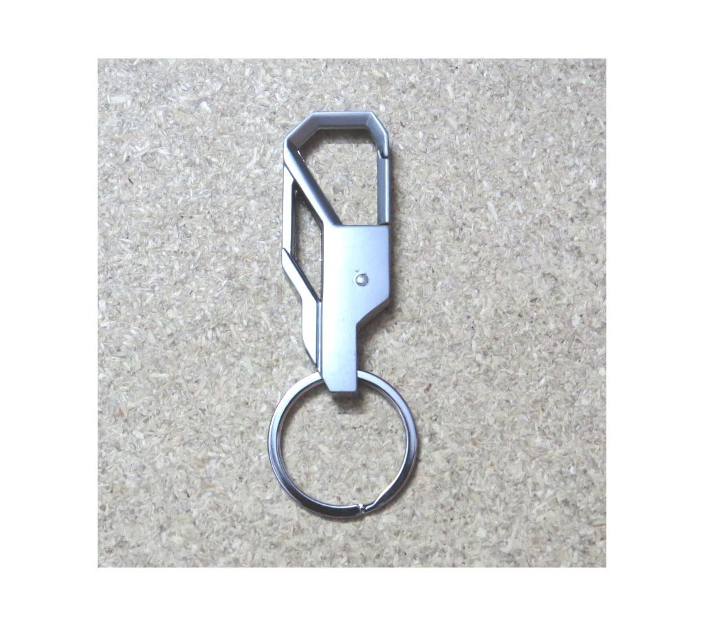 Zinc Alloy Keychain- Grey