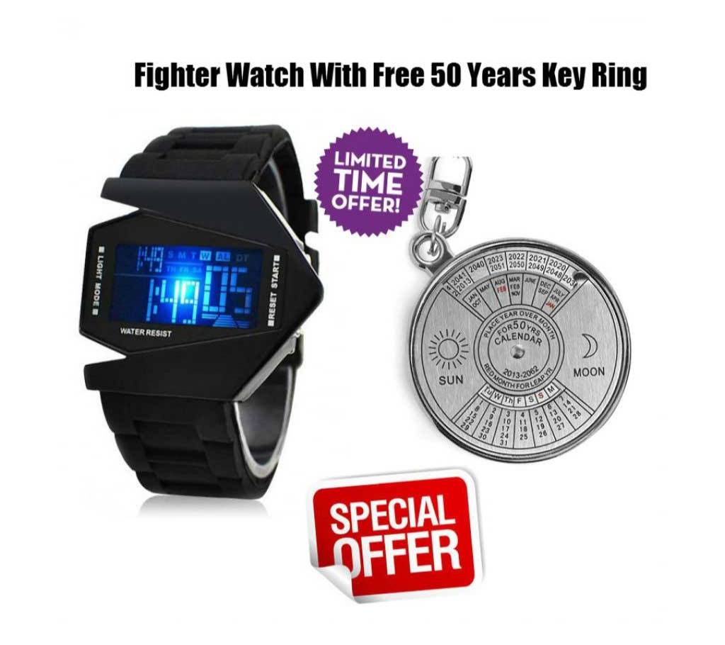 fighter watch+50 years caber ring