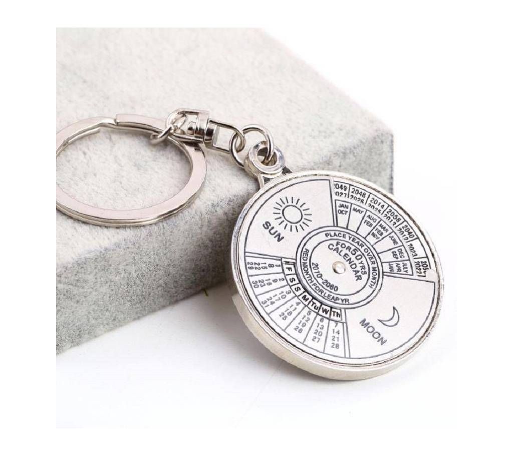 50 years perpechual calender key ring