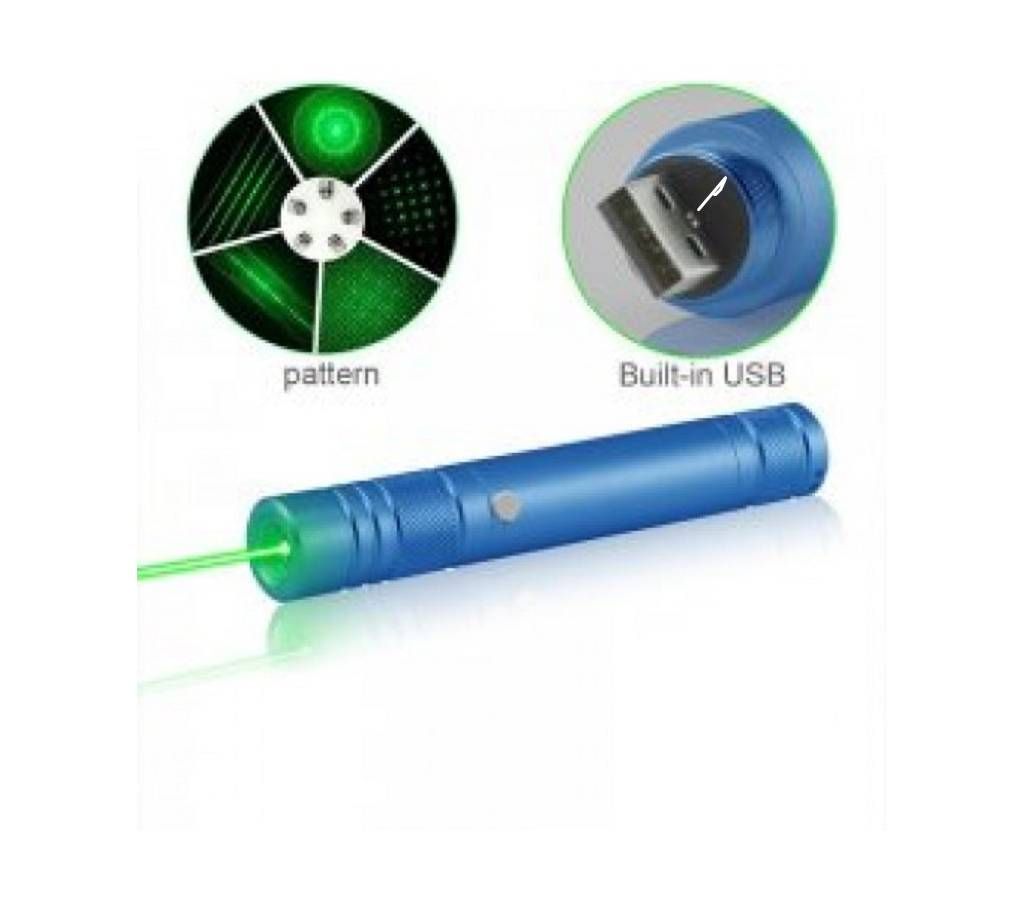 USB Rechargeable Green Laser Pointer