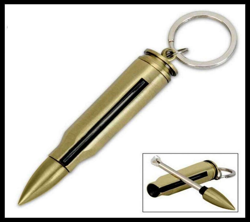 Permanent Match, Fire Starters,Bullet Shaped With Key-Chain