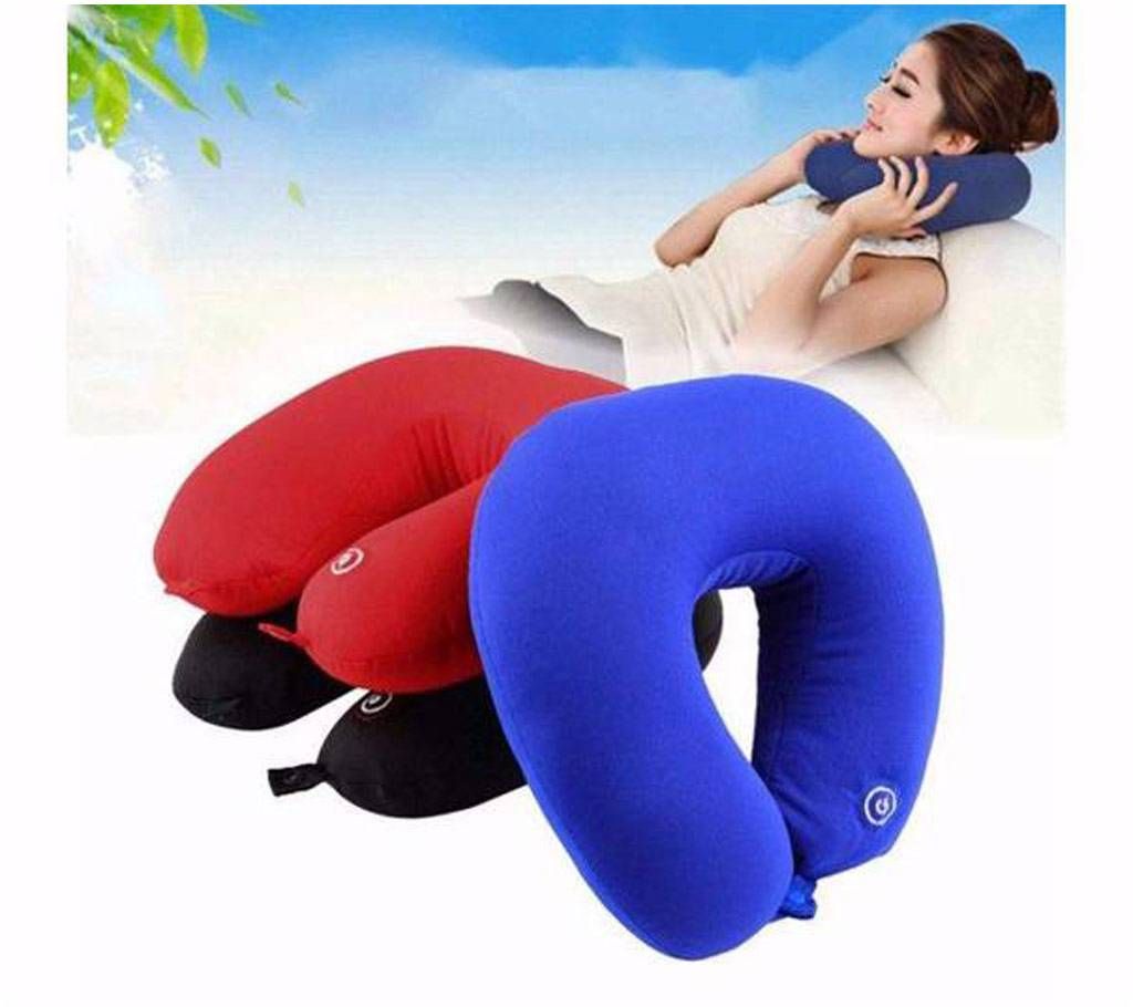Vibrating neck Massaiger travel pillow