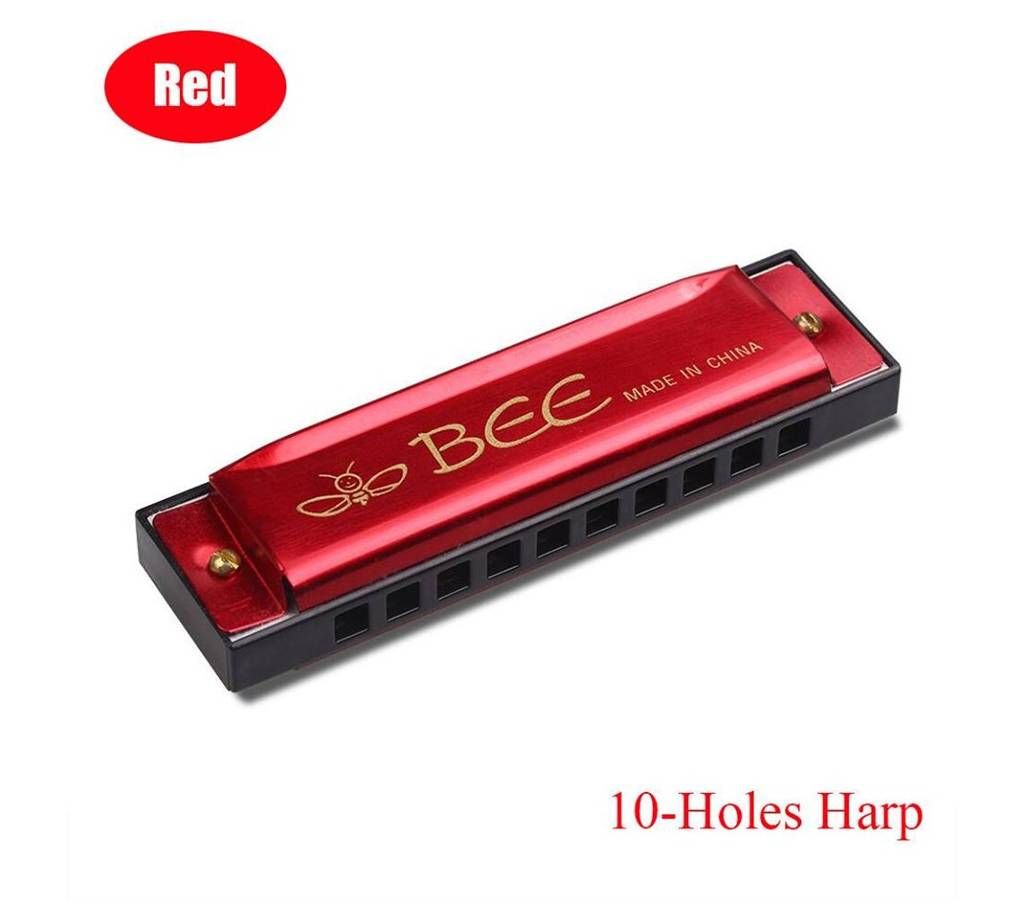 Bee bee Mouth Organ with 10 holes (Black) Mouth Organ, Como Kids Children