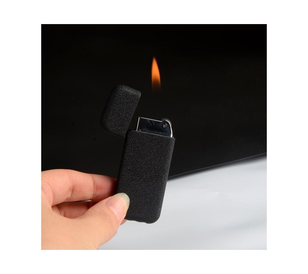 Slim Metal Gas Lighter - Black