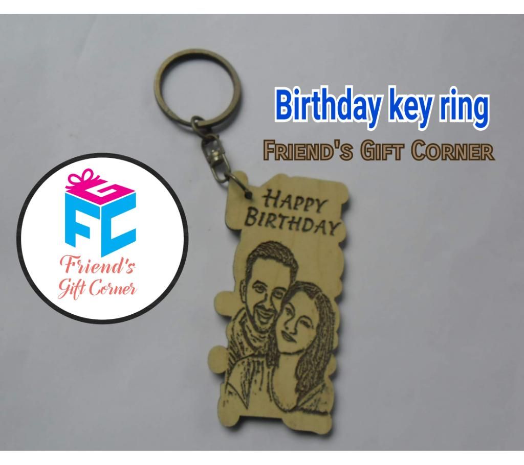 birthday key ring