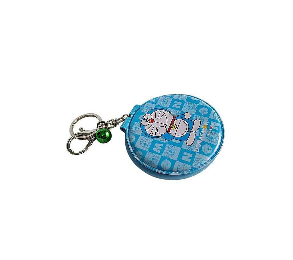 Cute Doraemon Pocket Mirror For Ladies - Blue