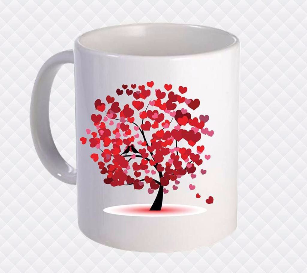 Love Tree Rim Mug