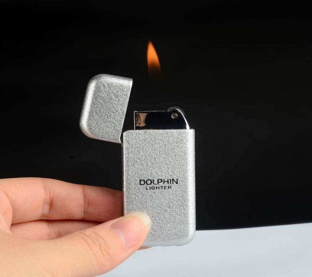 Dolphin Ultra Slim Metal Gas Lighter