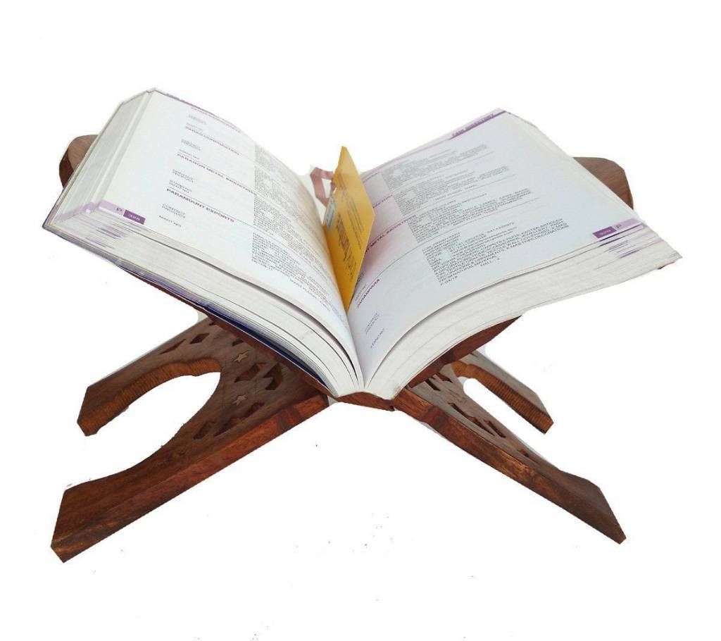 Wooden Book Reader Stand