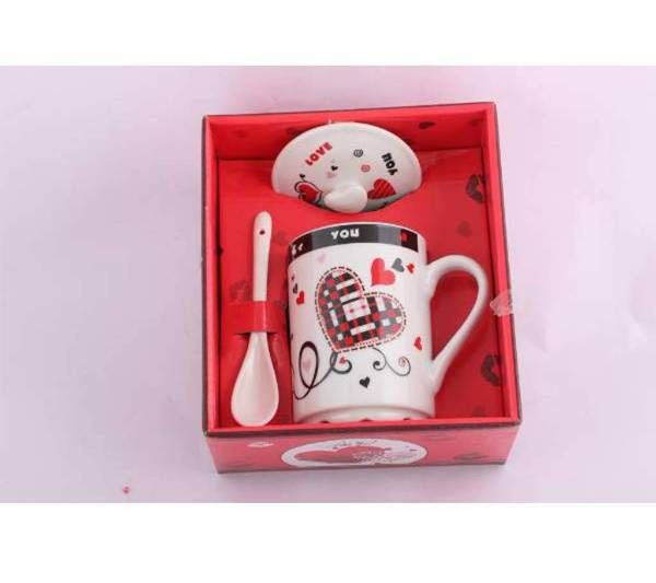 Love design ceramic mug with lead 