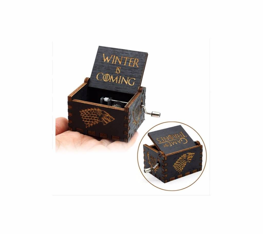 New Antique Carved Game of thrones Lennon Music Box