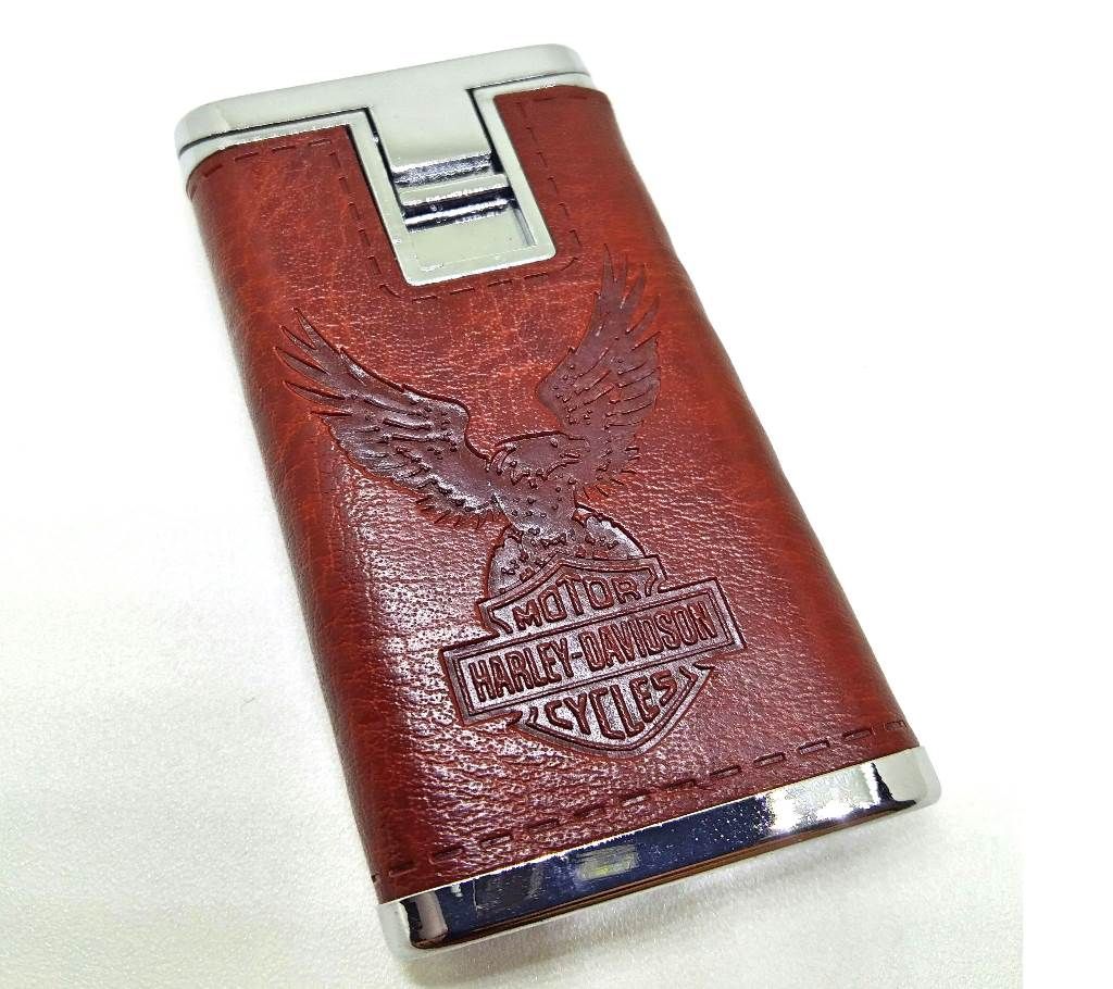 Harley Davidson Leather Gas Lighter