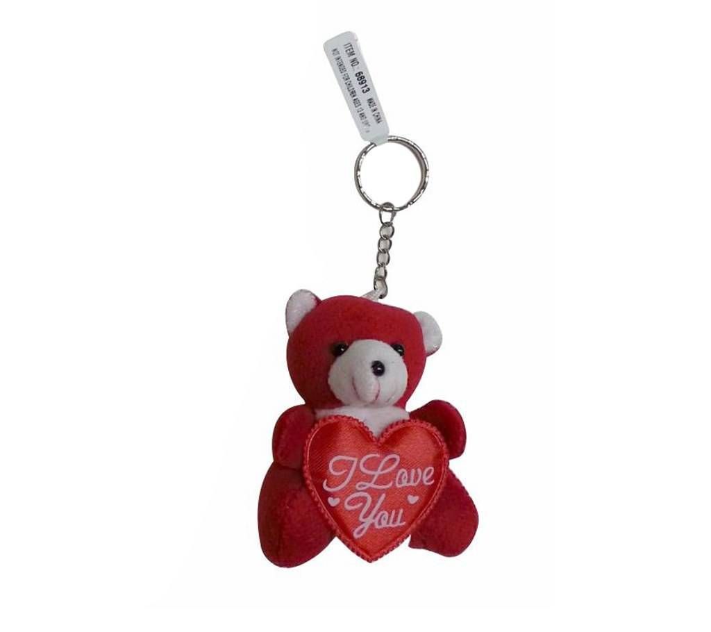 I Love You Teddy bear key ring