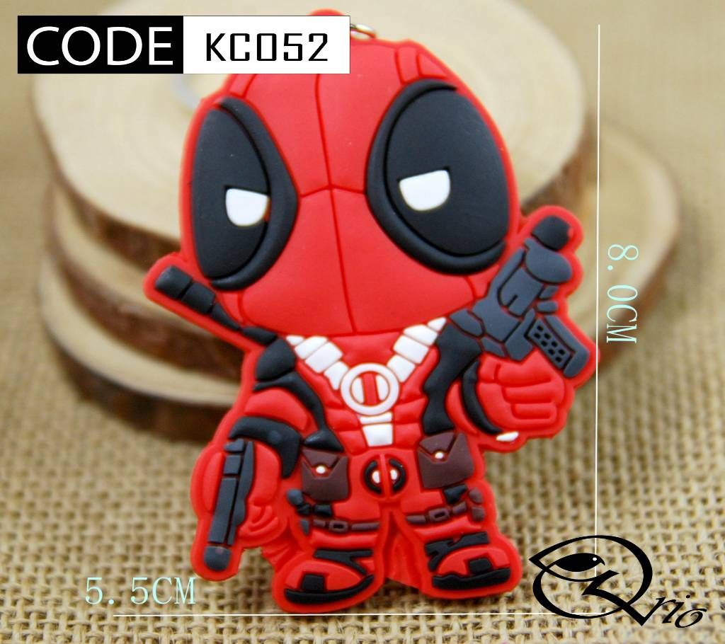 Chibi Deadpool PVC Keychain