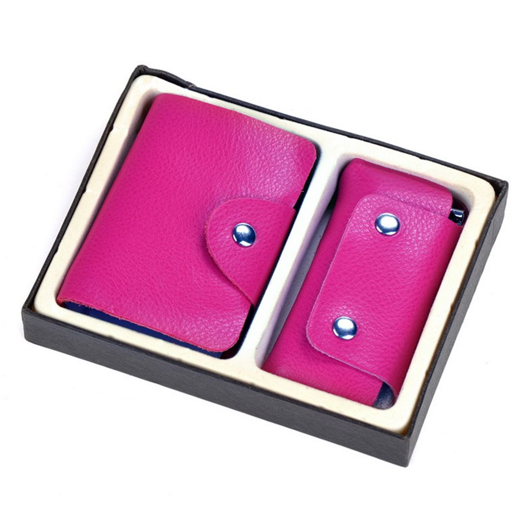 Card Holder Gift Set- Pink
