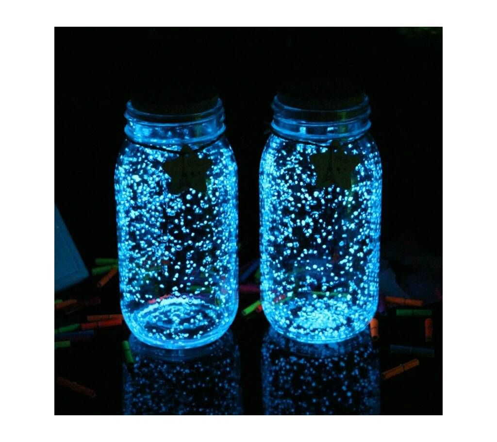 Fluorescent Sand and small jar