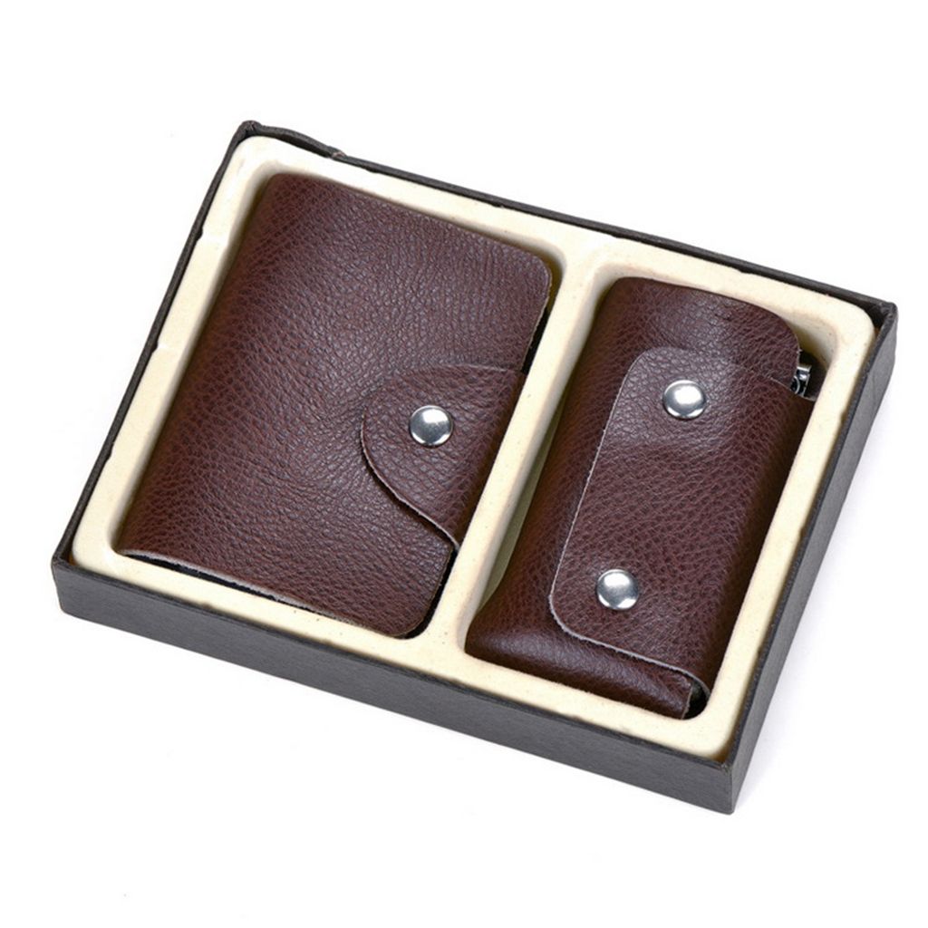 Card Holder Set - Coffee