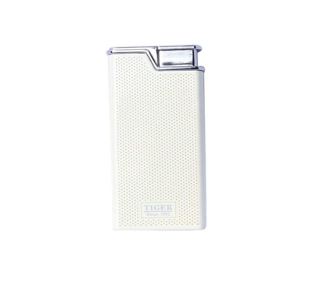 Metal Tiger Lighter - White