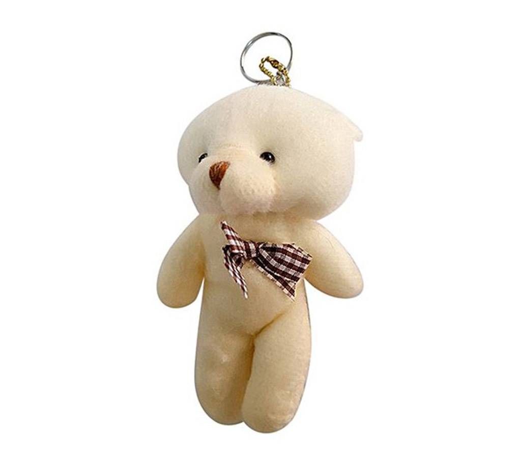 Little teddy keyring - Cream