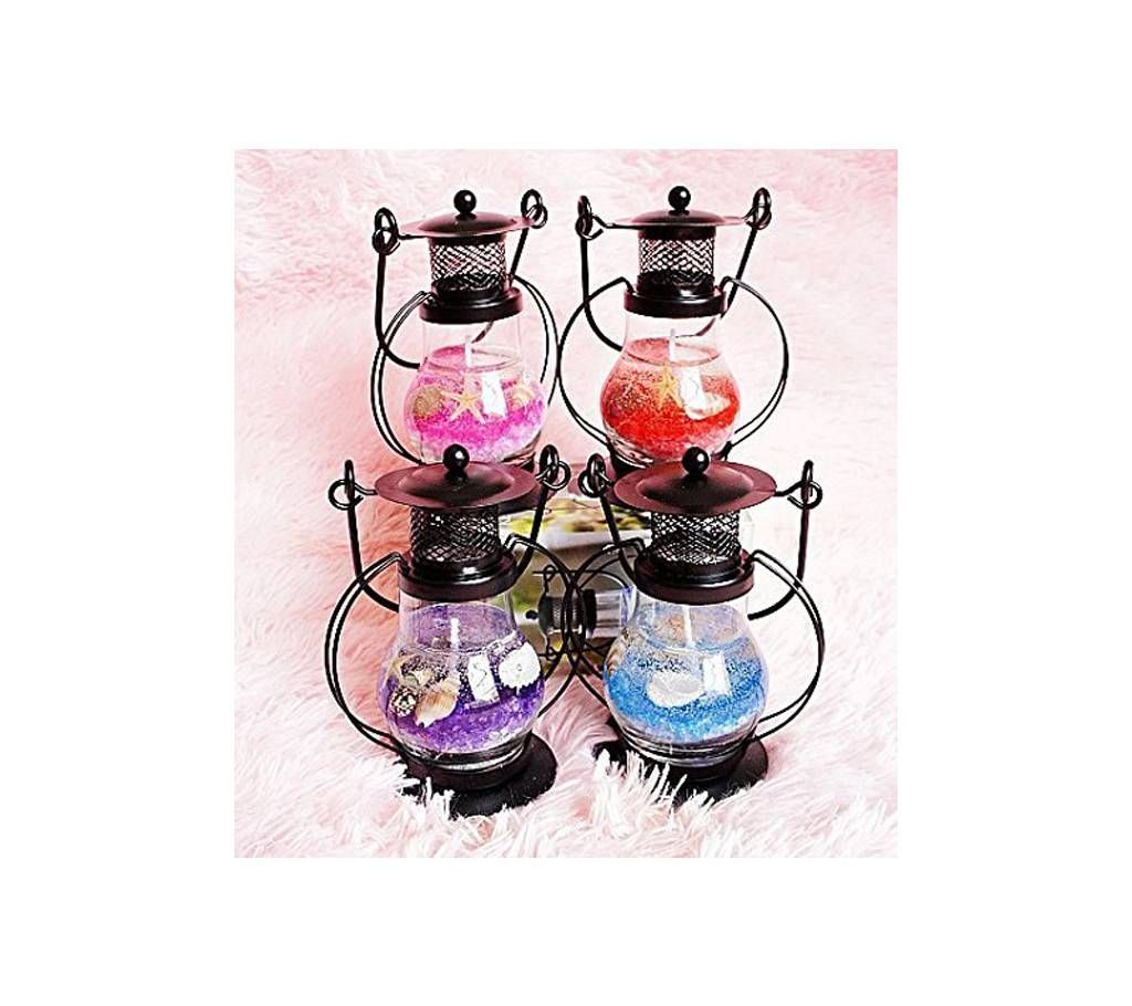 Antic Style metal candle lantern light
