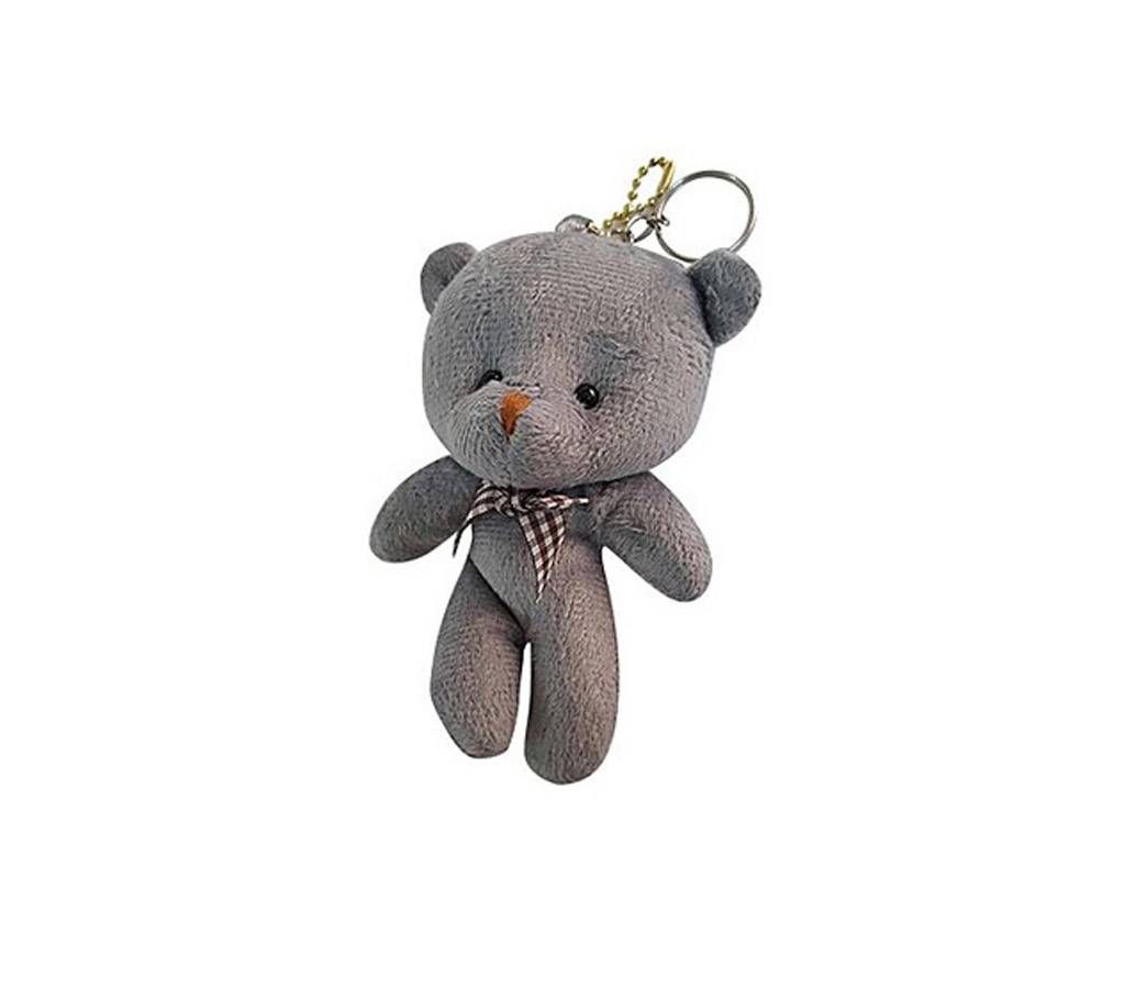 Little teddy keyring - Grey