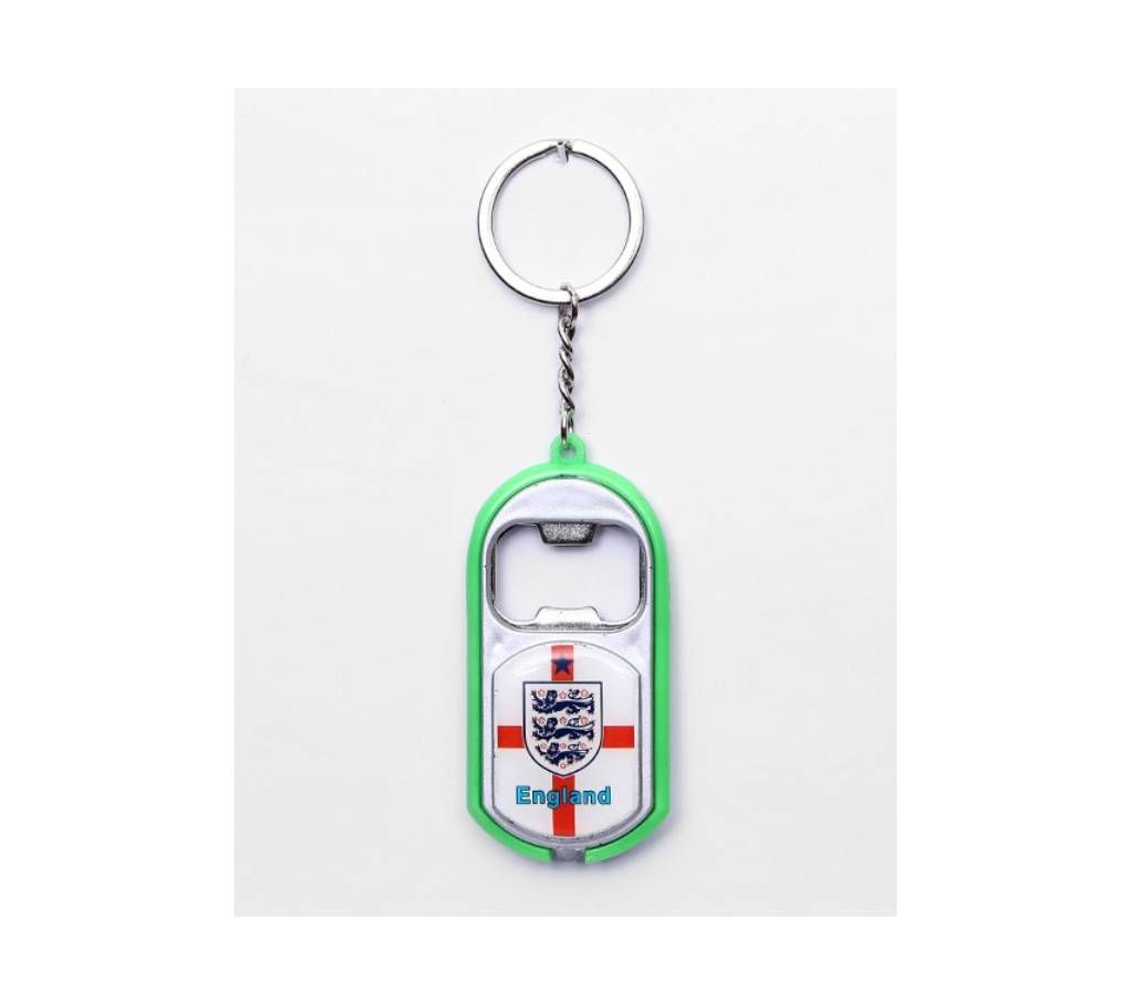 England Bottle Opener key Ring With Light