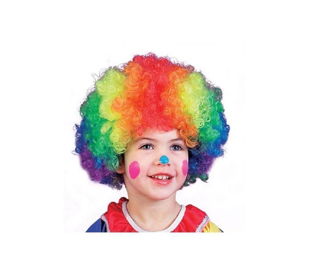 Malinga's Colourful Artificial Halloween Holi Hair Wigs 