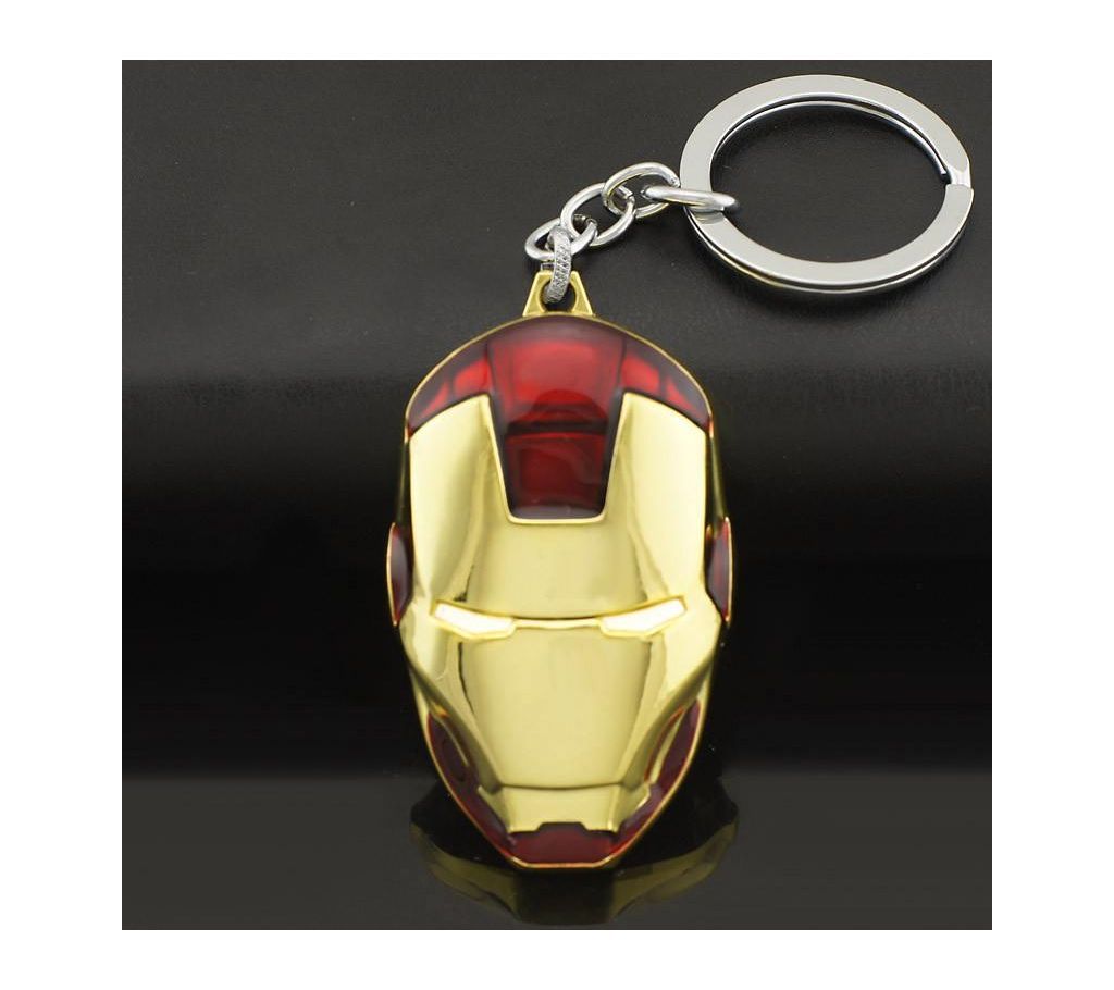 Iron man mask key ring