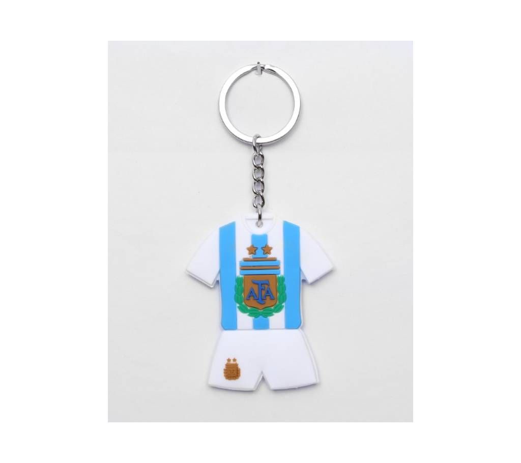 Argentina Rubber Jersey Key Ring
