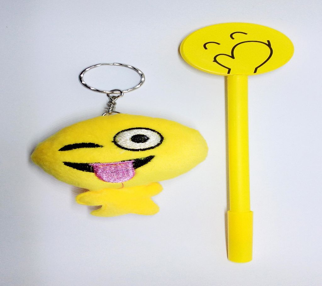 Emoji Pen And Emoji Key Ring