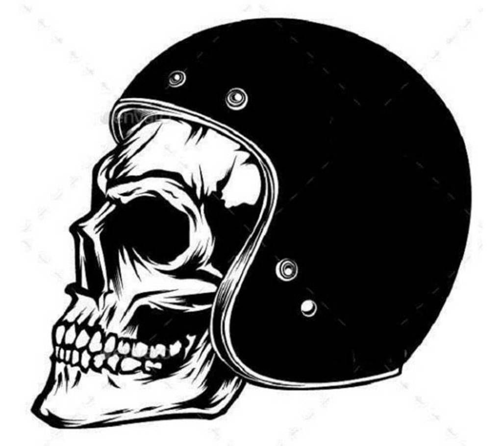 Skull Logo Sticker